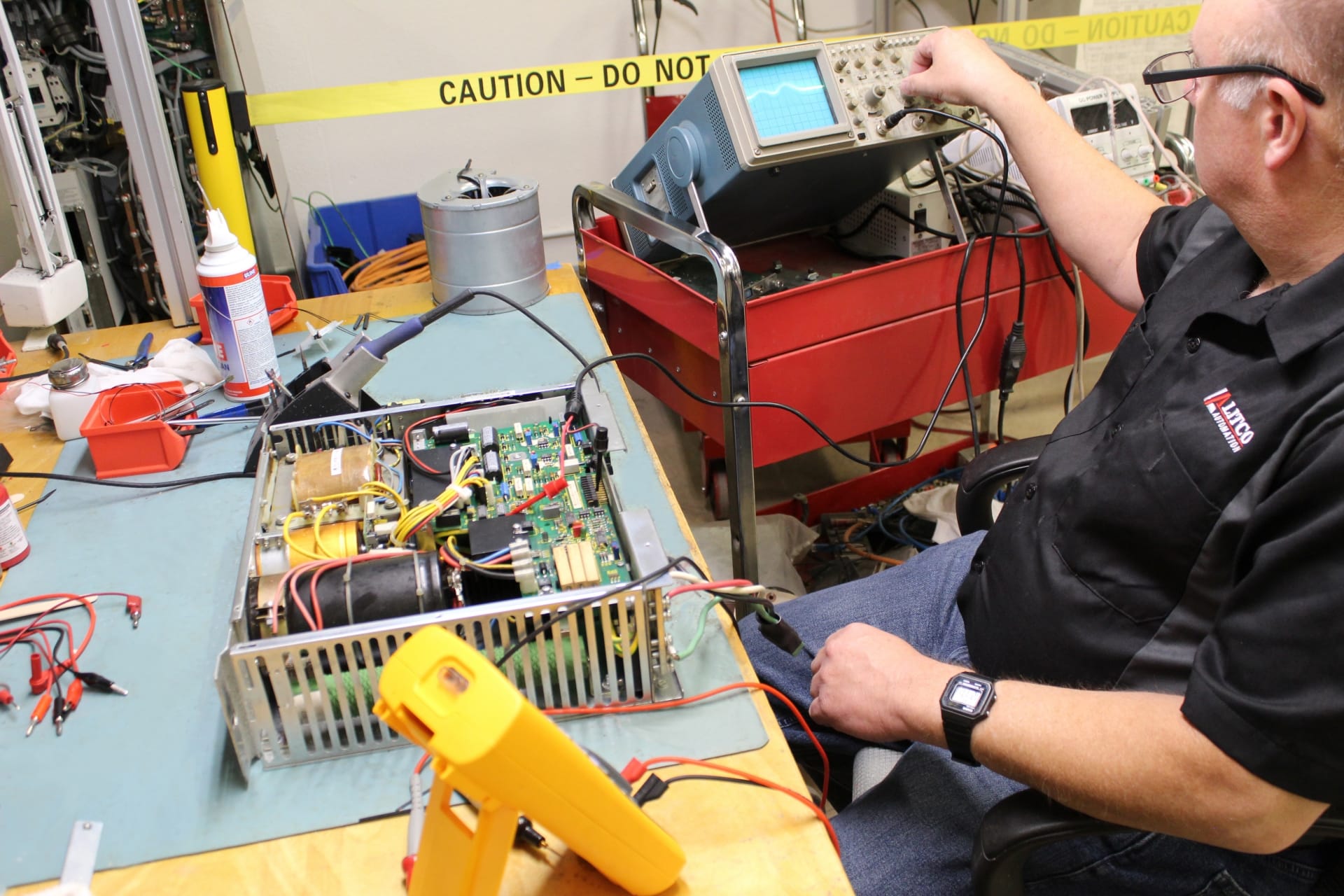 Banco de pruebas servocontrol 1