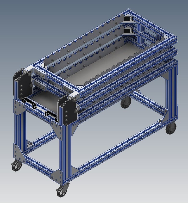 Carrito de Perfil de Aluminio