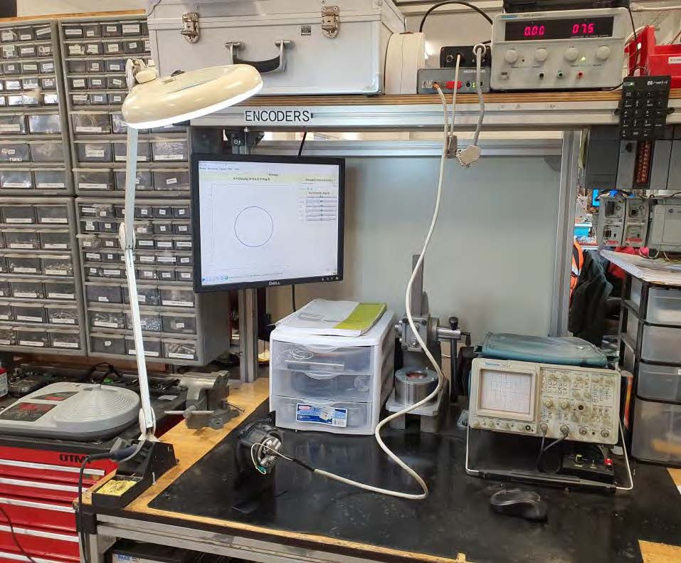 Equipos para diagnóstico, reparación y calibración de encoder 1